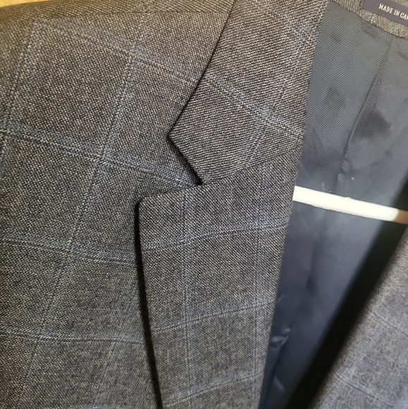 Loro Piana Cremieux Collection Mens Deanwood Large Check Wool Sports Jacket, 44R - Picture 6 of 11